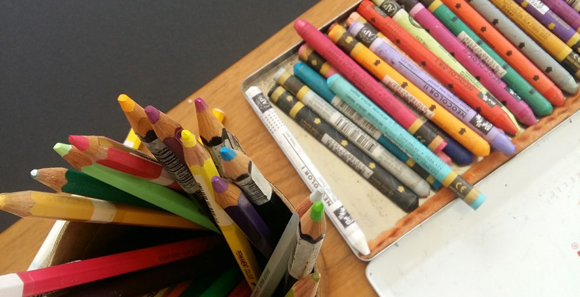 colores y materiales para fomentar la creatividad